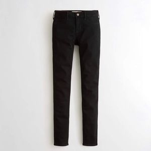 Hollister low rise black jean leggings
